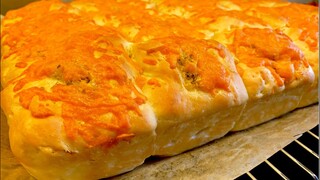 Bánh mì phô mai bơ tỏi_ Garlic cheese bread thơm ngon hấp dẫn_Bếp Hoa