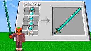 Hice la Espada Más LARGA y GRANDE de Minecraft!