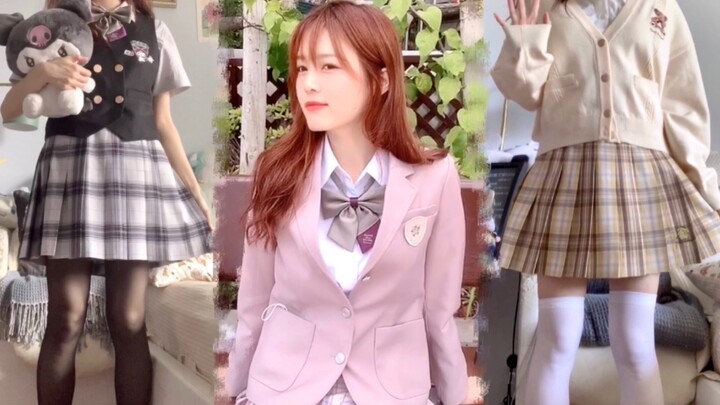 [JK Girlfriend] Wants to Go on Dates with You Three Times a Week | Autumn School Uniform Outfits