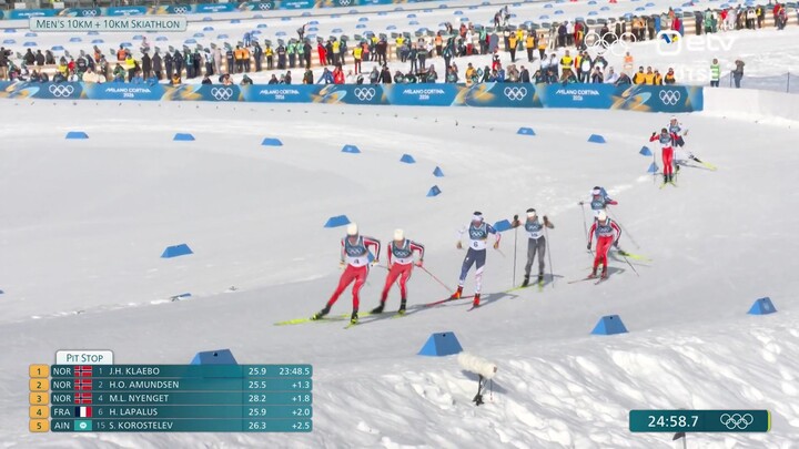 OM 2026 - 8. veebruar | 13:20 | Murdmaasuusatamine: meeste 10 km + 10 km