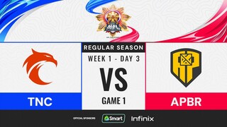 (FIL) MPL PH S13   W1D3  TNC vs APBR  Game 1