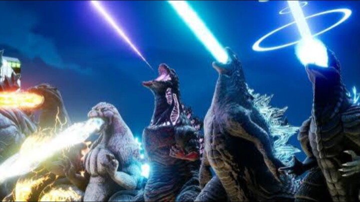 EVOLUTION of GODZILLA_S ATOMIC BREATH_ Comparison (1954-2021)(1080P_HD)