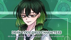 Draw cool girls ヾ(^-^)ノ