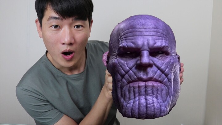 هل يمكن أكل كعكة البان كيك على شكل “ثانوس” من فصيلة المنتقمون، المصنوعة من 2 جين من الدقيق و2 جين من