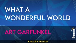 What A Wonderful World - Art Garfunkel (KARAOKE)