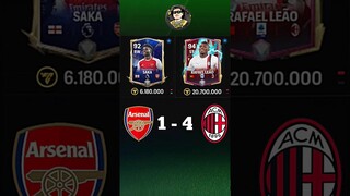 ARSENAL VS AC MILAN IN FC MOBILE 24 #fcmobile #fcbarcelona #football #fc24 #fcmobile24 #fifa