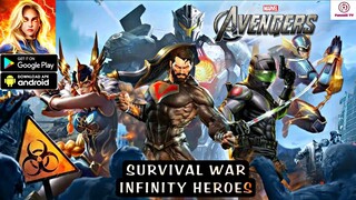 Survival War: Infinity Heroes Gameplay - Free Giftcode - Strategy Game Android