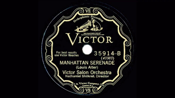 《曼哈顿夜曲》1928年唱片 猫和老鼠名插曲