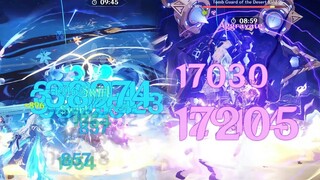 FROZEN NEUVILLETTE & AGGRAVATE CYNO | SPIRAL ABYSS FLOOR 12