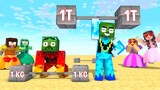 Monster School :  Zombie  x Squid Game Doll Who Is Strongest? - Minecraft Animation