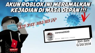 APAKAH PEMILIK AKUN ROBLOX INI ADALAH PENJELAJAH WAKTU ??? -Roblox Indonesia