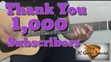 THANK YOU ! 1,000 SUBSCRIBERS
