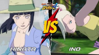 HINATA VS INO | NARUTO ULTIMATE NINJA STORM 4 GAMEPLAY