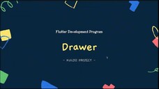 FLUTTER 24 Drawer (Tutorial Flutter Bahasa Indonesia) - YouTube