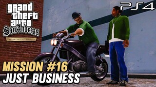 GTA San Andreas PS4 Definitive Edition - Mission #16 - Just Business