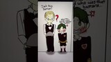 Loid and Damian protective of Anya comic tiktok (Part one)