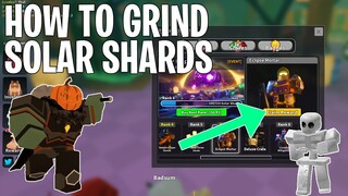 How I Grind Solar Shards | Tower Defense Simulator | ROBLOX