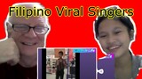 Filipino singers that went viral on You Tube | English and Filipina REACTION