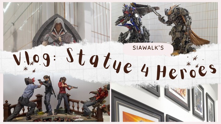 DISINI FULL SENYUM - #SIAWALK : Statue 4 Heroes Vlog