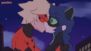 Mr. Bug confesses his love to Ladynoir (Adrien's version) [Miraculous Ladybug Comic]