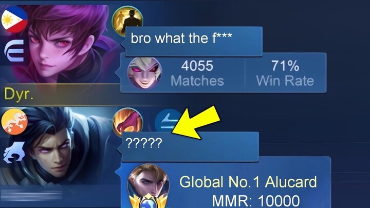 I GOT HUMBLE BECAUSE OF THIS ALUCARD… (is he using cheat) - Mobile Legends