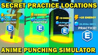 All Energy Practice Locations in Anime Punching Simulator