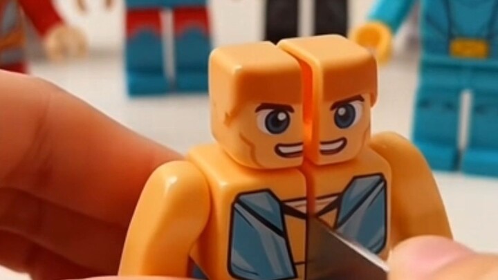 satisfying plastic toy cutting asmr | clean slice sounds