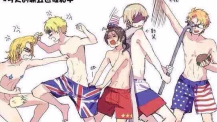 盘点一下aph中各组cp的应援词