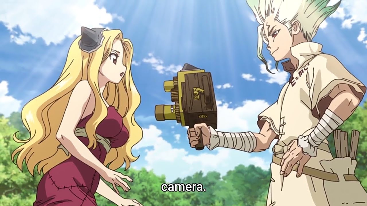 Senku makes the daguerreotype Camera for Minami || Dr. Stone: New World -  BiliBili