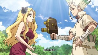 Senku makes the daguerreotype Camera for Minami || Dr. Stone: New World