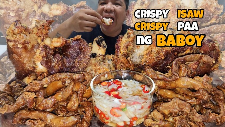 CRISPY ISAW AT PAA NG BABOY