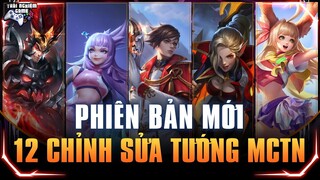 Liên Quân 12 Chỉnh Sửa Tướng Phiên Bản Mới: Thorne, Lữ Bố, Aya, Aoi TNG MCTN