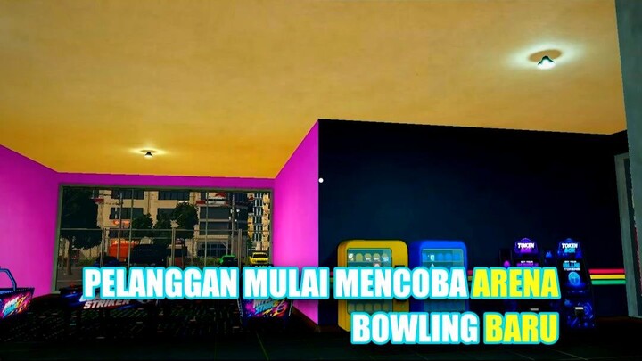 Pelanggan Mulai Mencoba Arena Bowling Baru