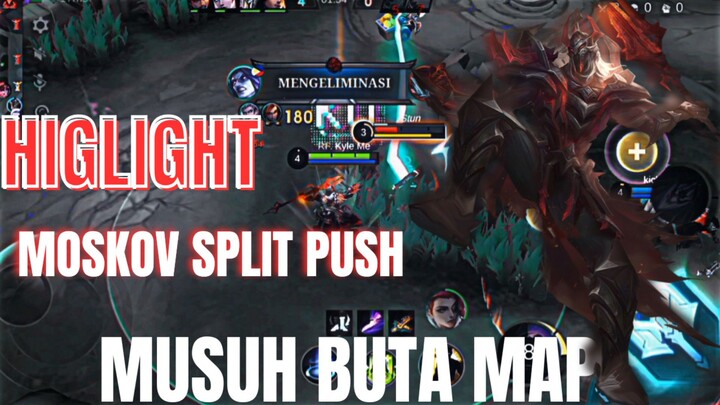 HIGHLIGHT MOSKOV GENDONG GENDONG TEAM DAN MUSUH MALAH BUTA MAP🗿🗿
