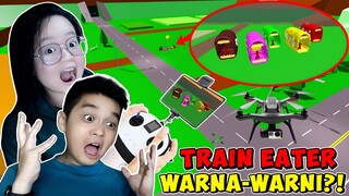 MOMON MENANGKAP PENAMPAKAN TRAIN EATER WARNA-WARNI DI DRONE ft @BANGJBLOX