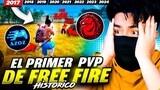 REACCIONANDO AL PRIMER PVP DE LA HISTORIA DE FREE FIRE! AZOZ VS SHIRO