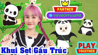 Khui Hết Tất Cả Đồ Gấu Trúc Trong Play Together | Panda Fashion | Vê Vê Official