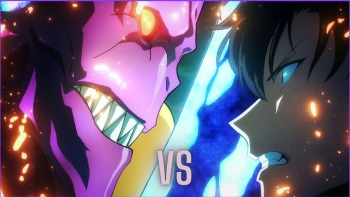 Jinwoo vs the demon monarch Full |• Royalty