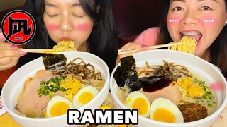 RAMEN NAGI MUKBANG | BUTAO KING, RED KING & GYOZA