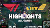 Highlight T1 vs LSB (All Game) LCK Mùa Xuân 2021 | LCK Spring 2021 | T1 vs Liiv Sandbox