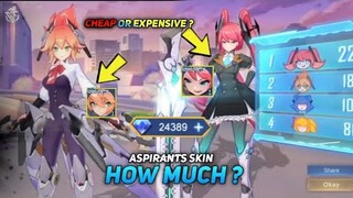 How Much Fanny & Layla Aspirants Skins | Aspirants Event Draws | The Aspirants | MLBB