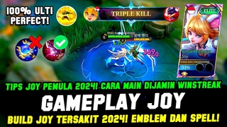 TUTORIAL JOY PEMULA 2024 + BUILD JOY TERSAKIT 2024❗ CARA MAIN JOY IMMUNE + GAMEPLAY JOY TOP GLOBAL