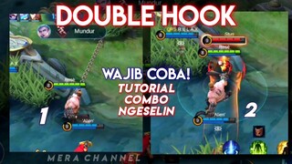 FRANCO DOUBLE HOOK? Ini Baru Mancing Haha! Tutorial Combo Franco Minshittar | Mobile Legends