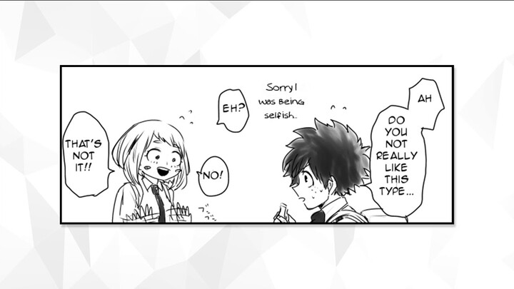 Izuku Midoriya (Deku) x Ochako Uraraka Doujinshi - Our little secret (IzuOcha)