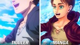 TRAILER vs MANGA - Attack on Titan Season 4 Part 3 - Official Trailer
