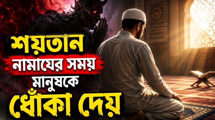 শয়তান মানুষকে নামাযের সময় ধোঁকা দেয় ||