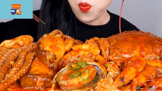 Mukbang hải sản sốt cay #anngon