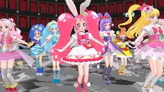 【mmdプリキュア】スーパースターズで白金ディスコ