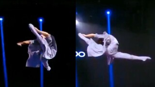 (001) Apresiasi video kombinasi udara [swing leg purple gold crown] Li Xiang yang menakjubkan dari g