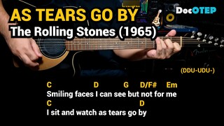 As Tears Go By - The Rolling Stones (1965) Easy Guitar Chords Tutorial with Lyrics